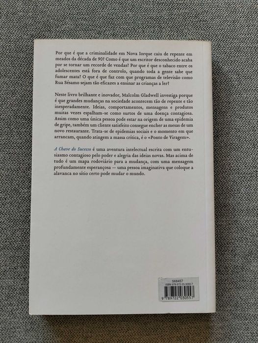 Livro "A chave do sucesso" Malcom Gladwell