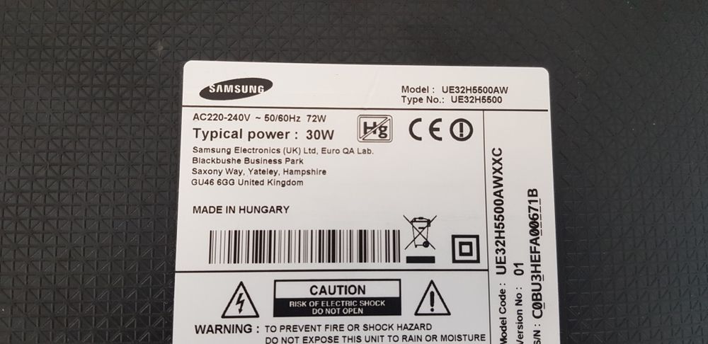Samsung led 32"