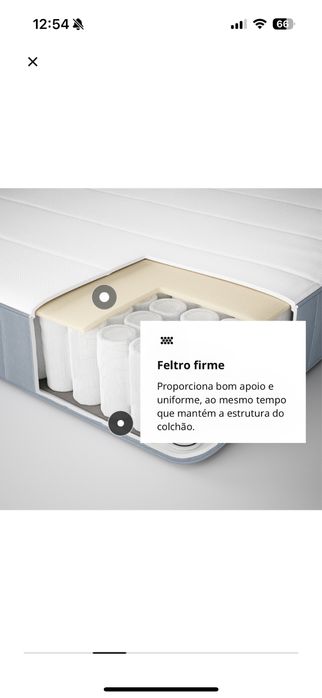 Colchão Ikea - Gama Vestroy