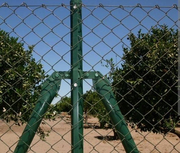 Rede malha solta plastificada