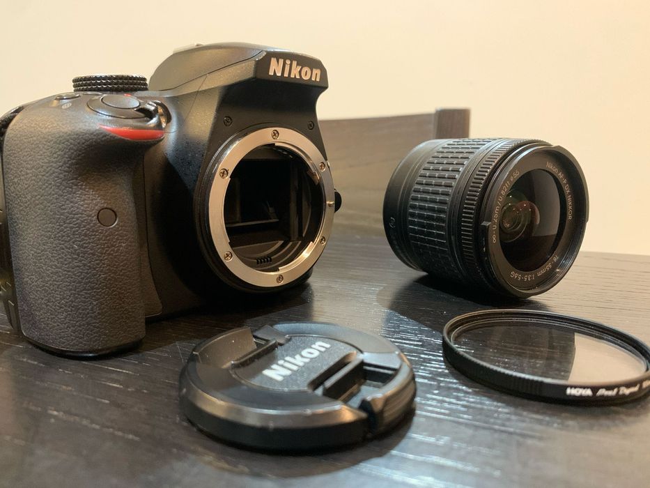 Nikon D3400 + Objetiva 18-55mm AF-P VR + Acessórios