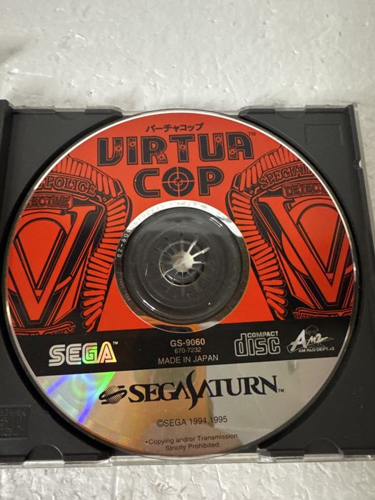 Pistolet Virtua Gun do Sega Saturn HSS-0122 plus Virtua Cop