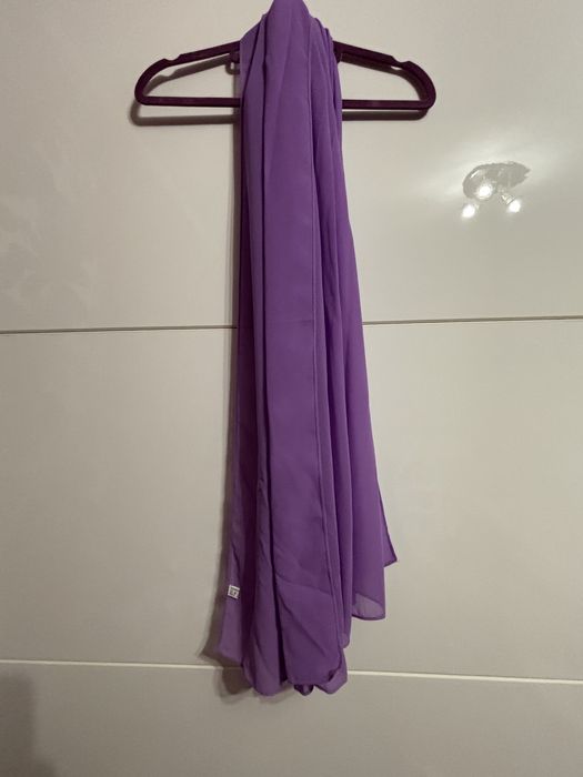 Szalik chusta fioletowa