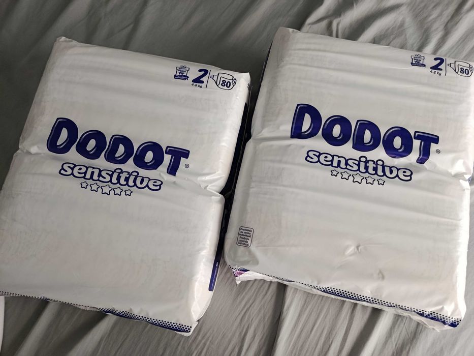 Fraldas Dodot Sensitive Tamanho 2