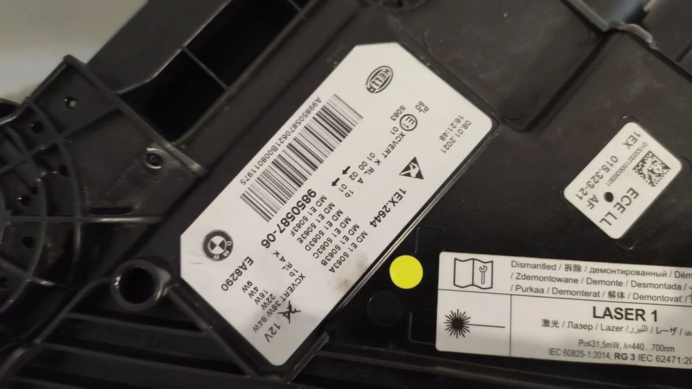 Farol esquerdo Led Laser BMW G30 lci