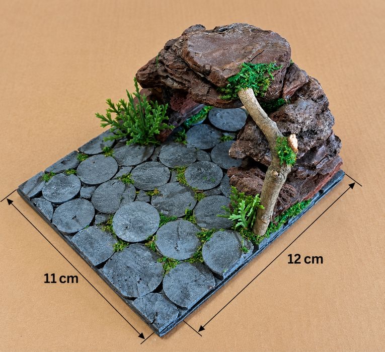 Diorama Artesanal – Arco de Pedra / Entrada de Caverna