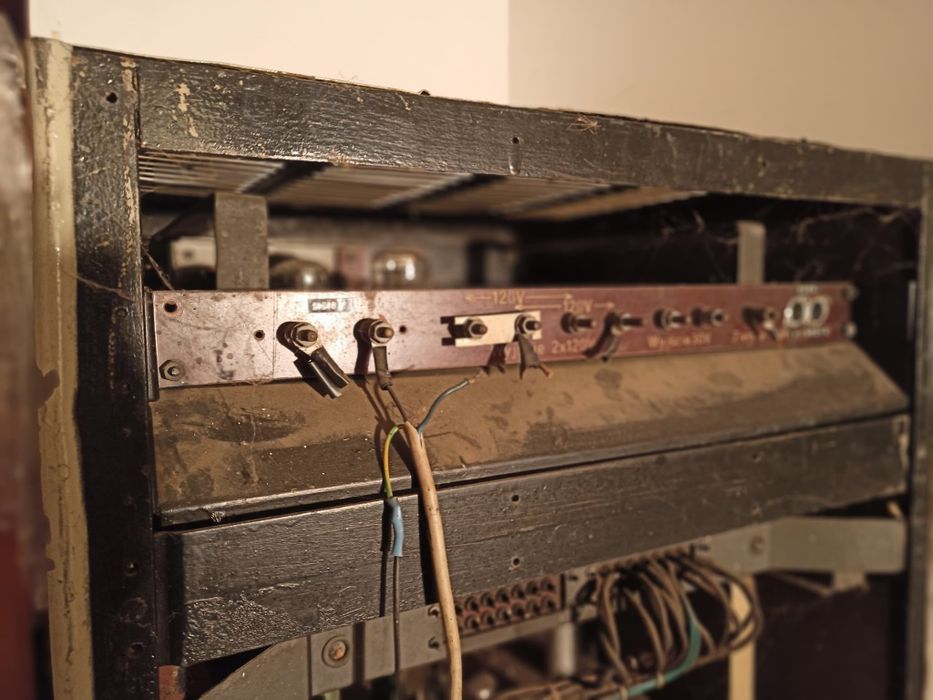 Wzmacniacz lampowy lata 50 typ WR8550/54