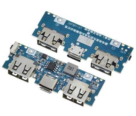 Плата контроллер модуль Powerbank Li-lon 18650 2,4A IP5407 повербанк