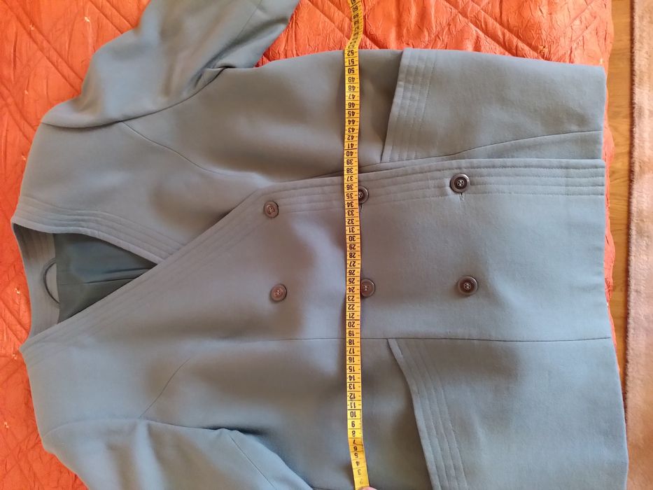 Kostium damski elegancki. Roz. 40. Zieleń-seledyn-petrol