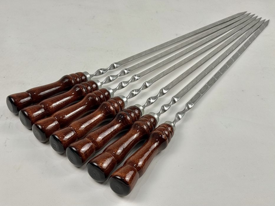 Шампура КИЗЛЯР, с деревяной ручкой