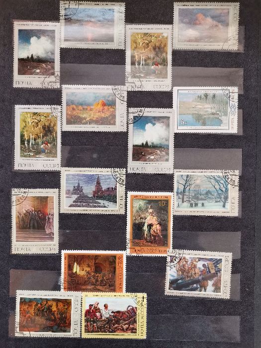 Klaser ze znaczkami - 274 szt.