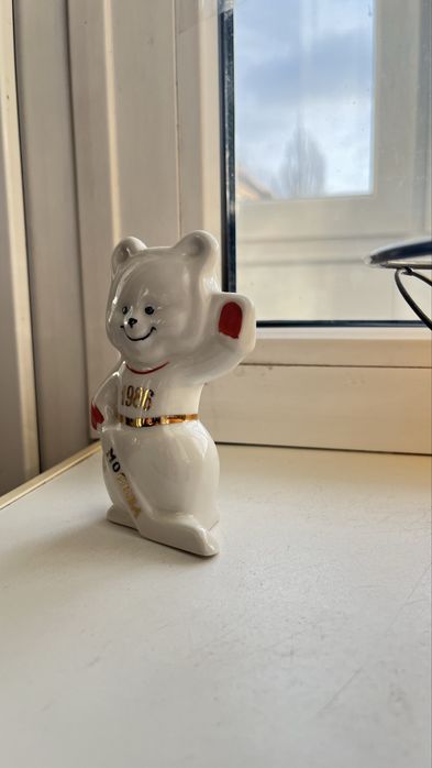 Олимпийский мишка статуетка СССР 1986 года