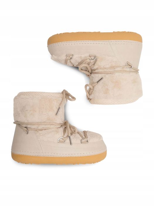 Deezee 40/41 Buty Damskie Śniegowce Seraphine N9038 Beżowe T1344
