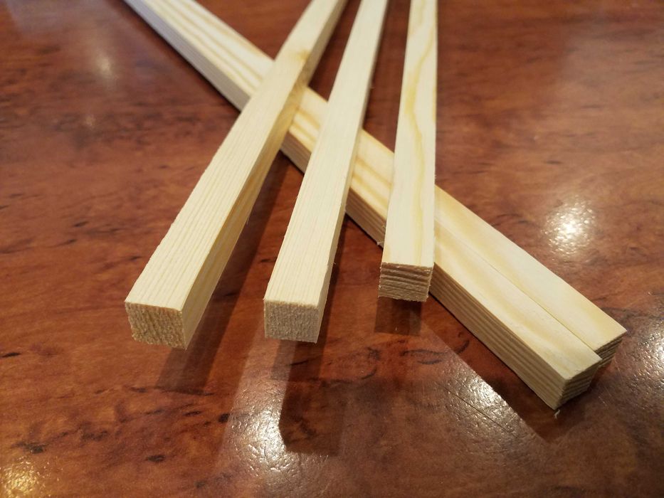 Listwa modelarska 10x10 mm kantówka listewka drewniana