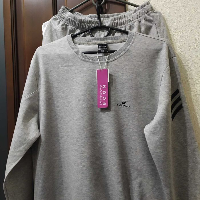 Спортивний костюм чоловічий із двухнитки пінь`є 95% котону р. 50-52