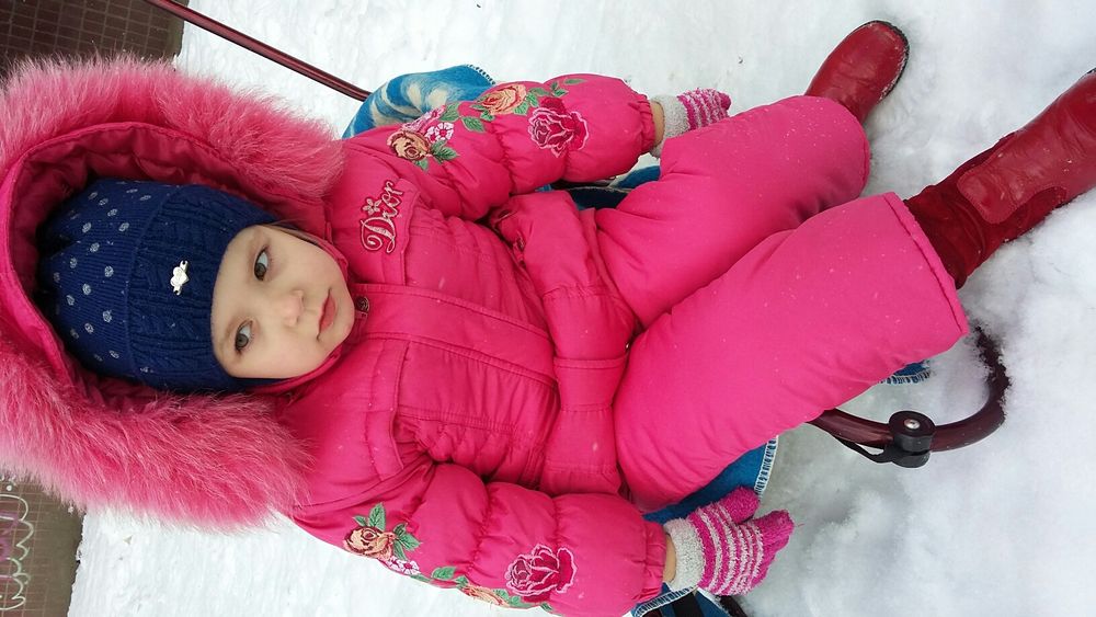 Зимний костюм на девочку