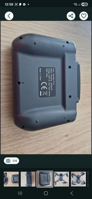 Dron Unikanie Przeszkód Kamera Zasięg 5000m GPS WIFI