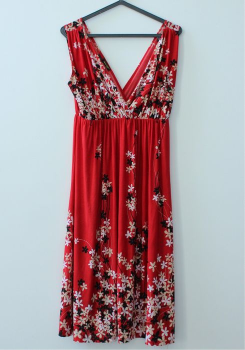 Vestido MIDI de verão, tamanho M