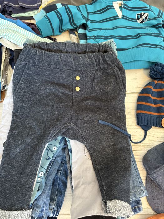 Paka ubrań dla chlopca od 68 H&M pajac Zestaw body