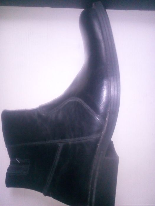 Сапоги мужские новые, кожаные