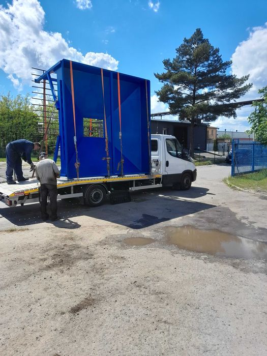 Łyżka łycha szufla pojemnik stalowy pług koleba skrzynia transportowa