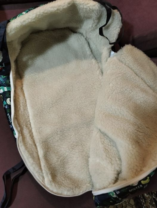 Конверт та муфта зимові в коляску, санки