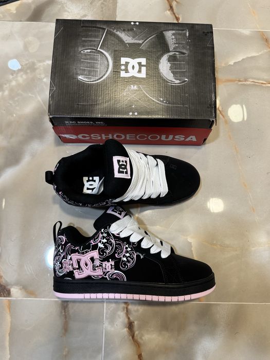 buty dc shoes pixie chunky emo y2k drip rozowe 38 39 40