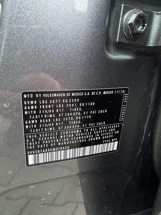 Автомобіль VW Tiguan 2018