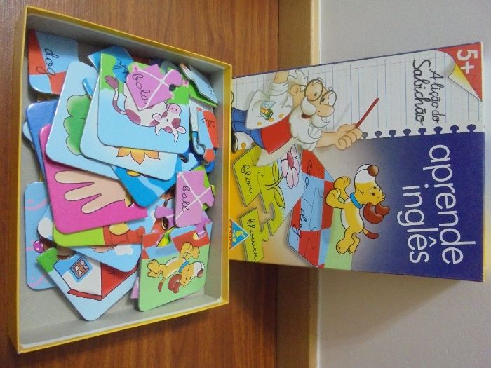 Puzzle: Aprende inglês, a lição do Sabichão, da MAJORA