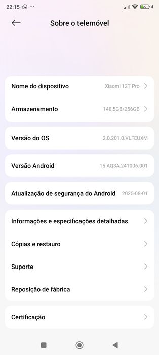 Xiaomi 12T pro 12gb ram+256gb rom RESERVADO