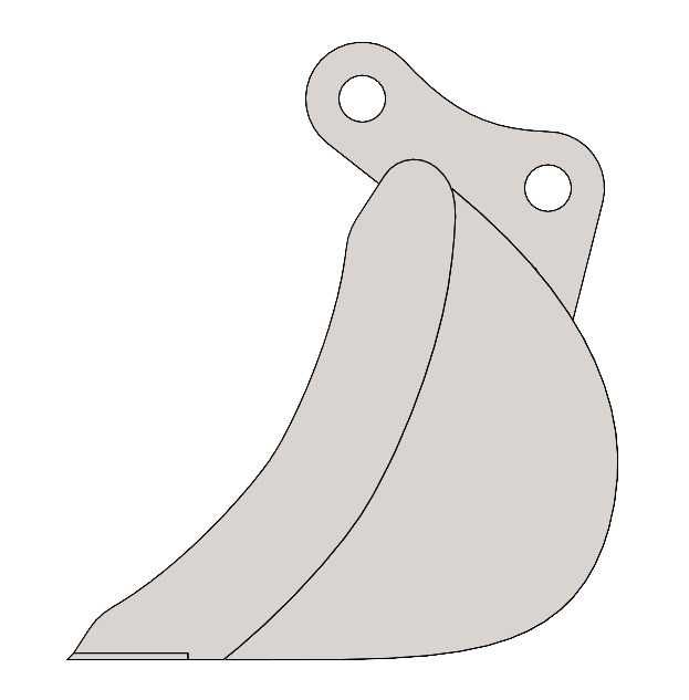 Fabricamos baldes para mini giratória
