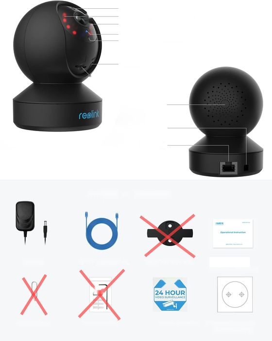 Kamera Reolink E1 WiFi czarna