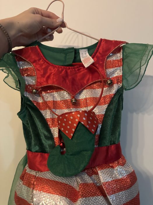 Костюм гнома гномки ельфа ельфійки плаття карнавальний