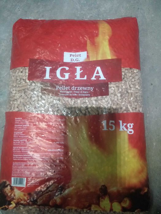 Pellet Igla. Alan. Wood  Pellet   6 mmen  A1 A2 Sosna. Swierk. Buk
