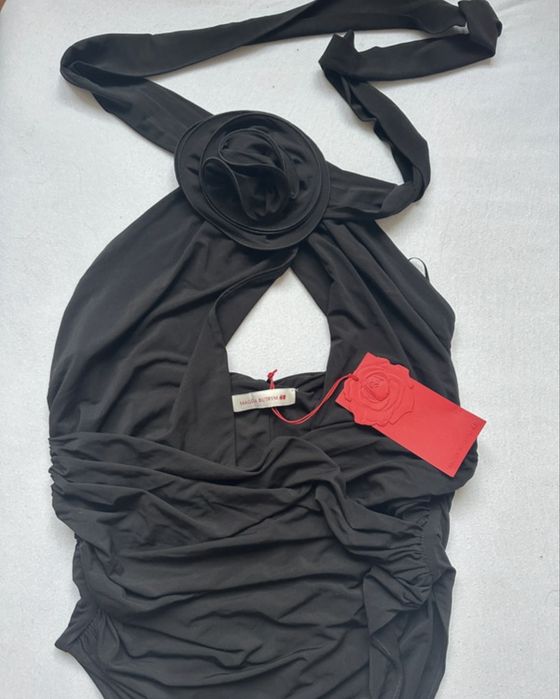 Body z różą Magda Butrym x H&M nowe XXL