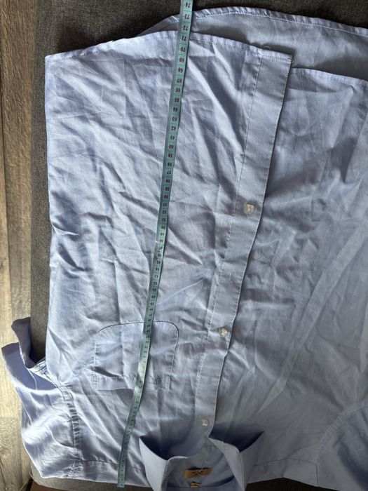 Сорочка блакитного кольору з коротким рукавом