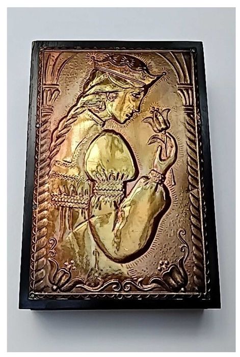 Шкатулка - чеканка СССР