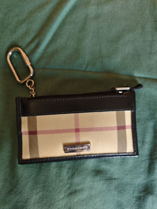 Porta-chaves e Moedas Burberry - Clássic Check (Pele e Lona)