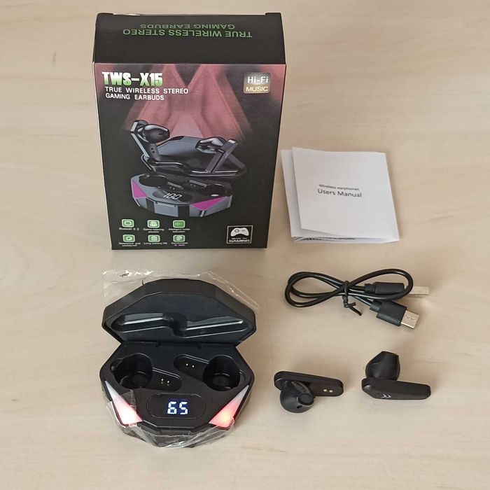 Наушники Беспроводные Сенсорные TWS-X15 Bluetooth Блютуз Навушники