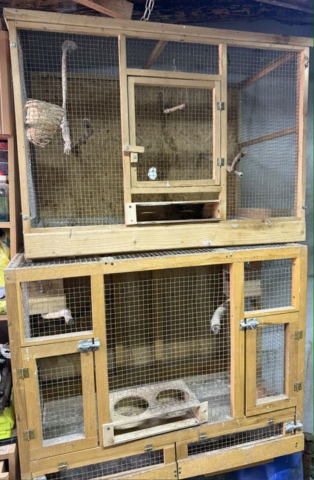 Klatki woliery  dla papug