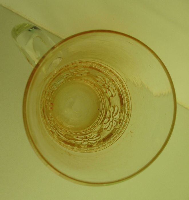 Caneca muito Antiga em Vidro Casca de Cebola