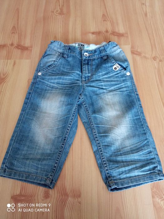 krótkie spodenki jeans, LCKR, r.122cm