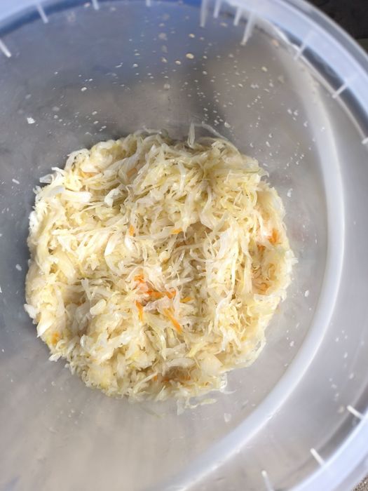 Kapusta kiszona tradycyjnie