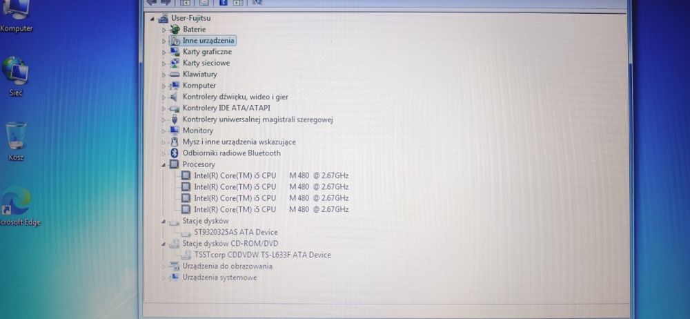 Laptop Fujitsu Lifebook A530 i5/4GB/320GB