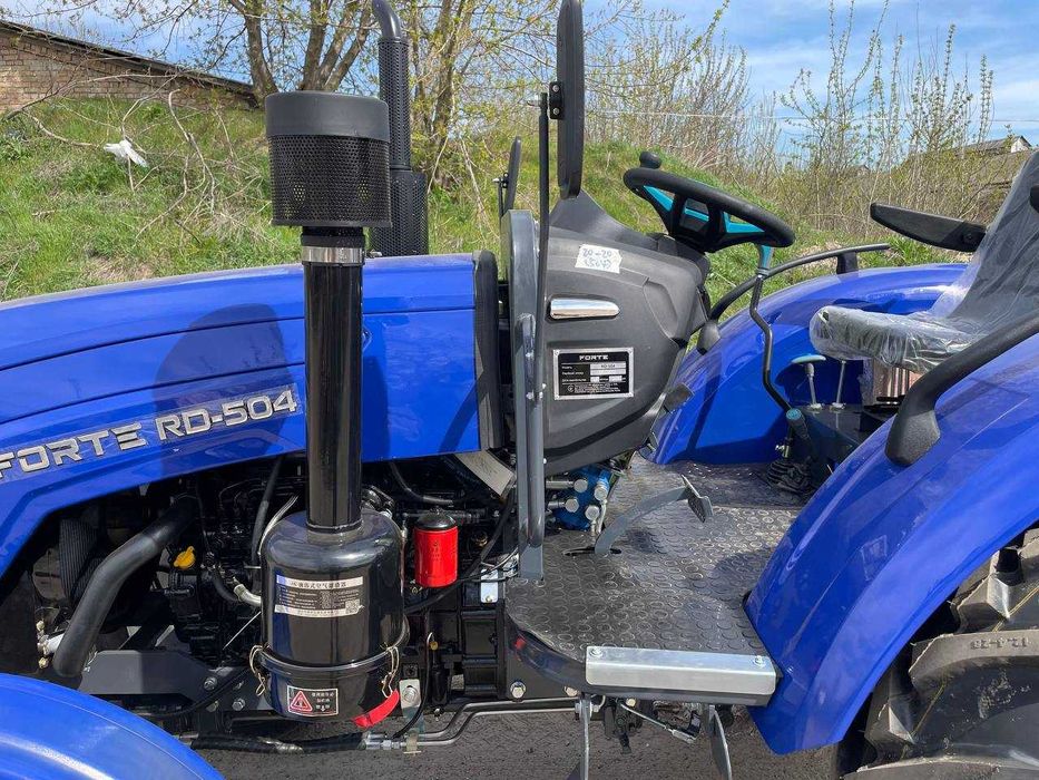 Мінітрактор Forte RD-504 (синій): 50 к.с., посилений міст, ГПК