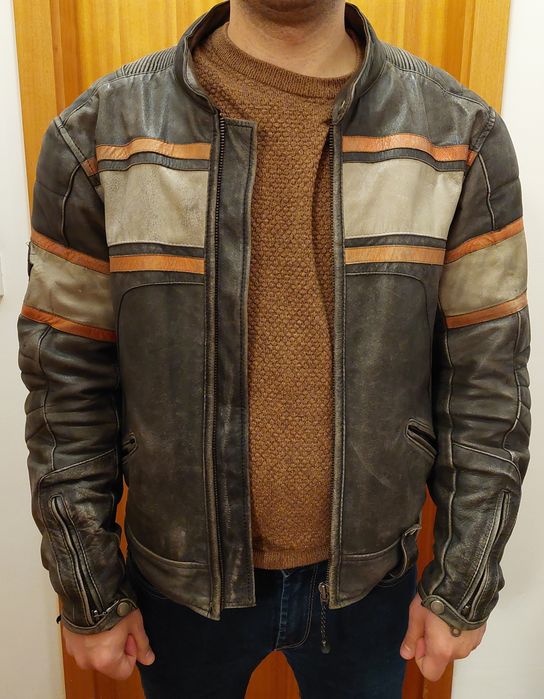 Casaco Motard em pele