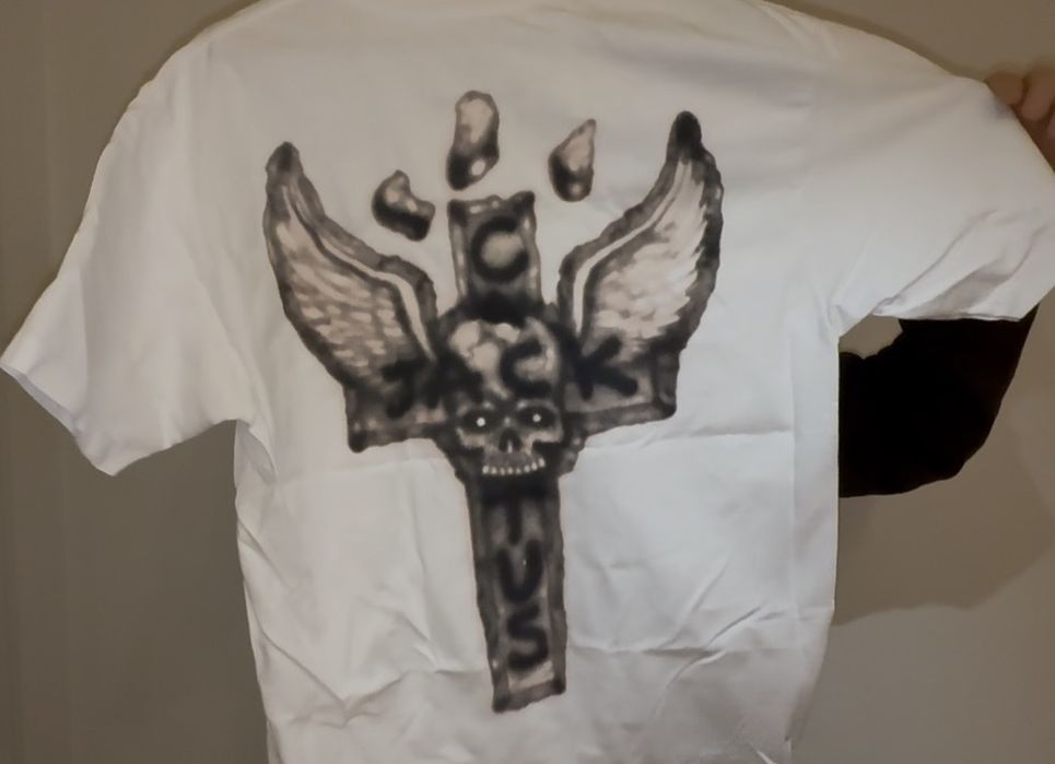 Cactus jack Travis scott Jackboys 2 t shirt L size + cd