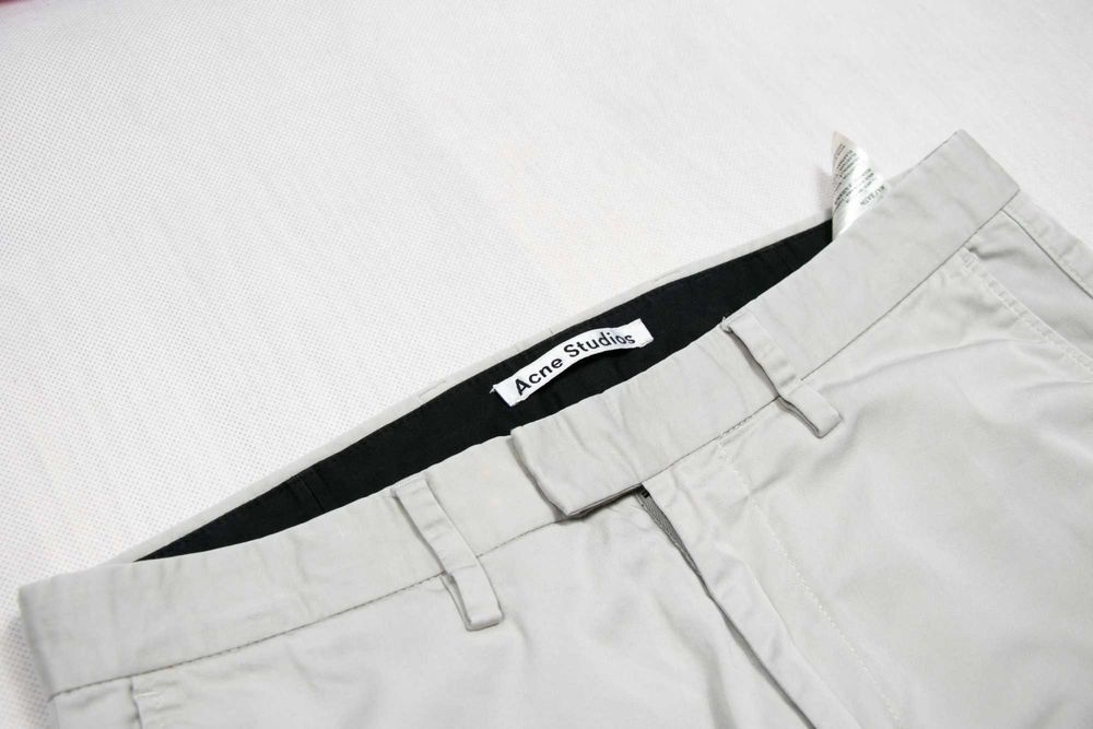 Spodnie chino Acne Studios Max Satin 48eu/32us