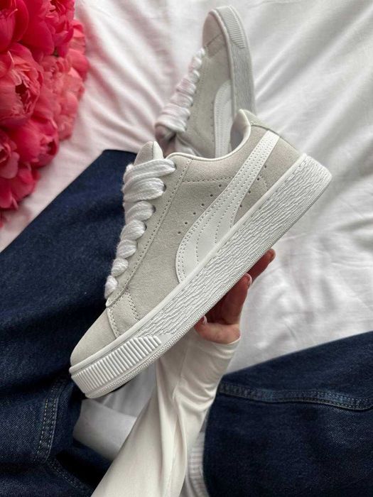 !SALE! Puma Suede XL Light Grey 36 37 38 39 40 41 пума суеде хл