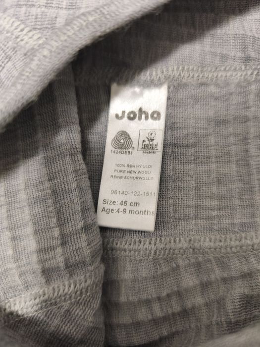 Czapka 100% wełna wool wełniana logo wyprawka poszukiwana modna Joha